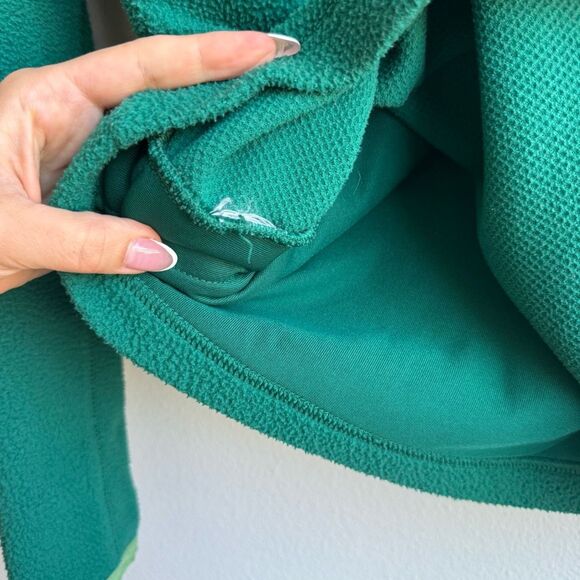 Cotopaxi Adult Small Abrazo Green Blue 1/2 Zip Mock Neck Pullover Fleece Jacket - Picture 7 of 7